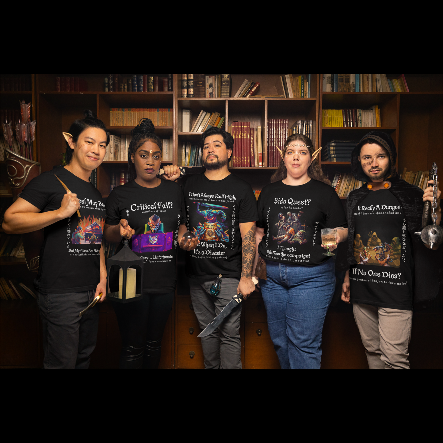 Bravery Is Just Failed Perception Check – Japanese RPG Tee