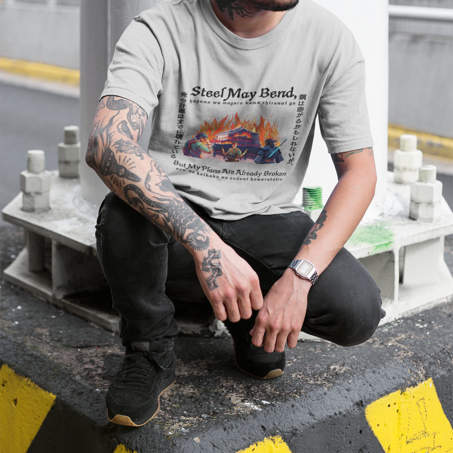Steel May Bend | Japanese Chaos T-shirt