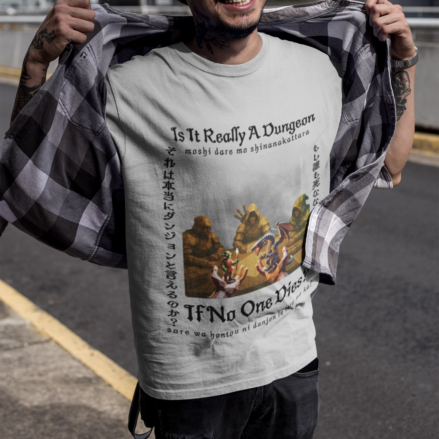 Is It Really A Dungeon If No One Dies? | Japanese RPG Parody Tee