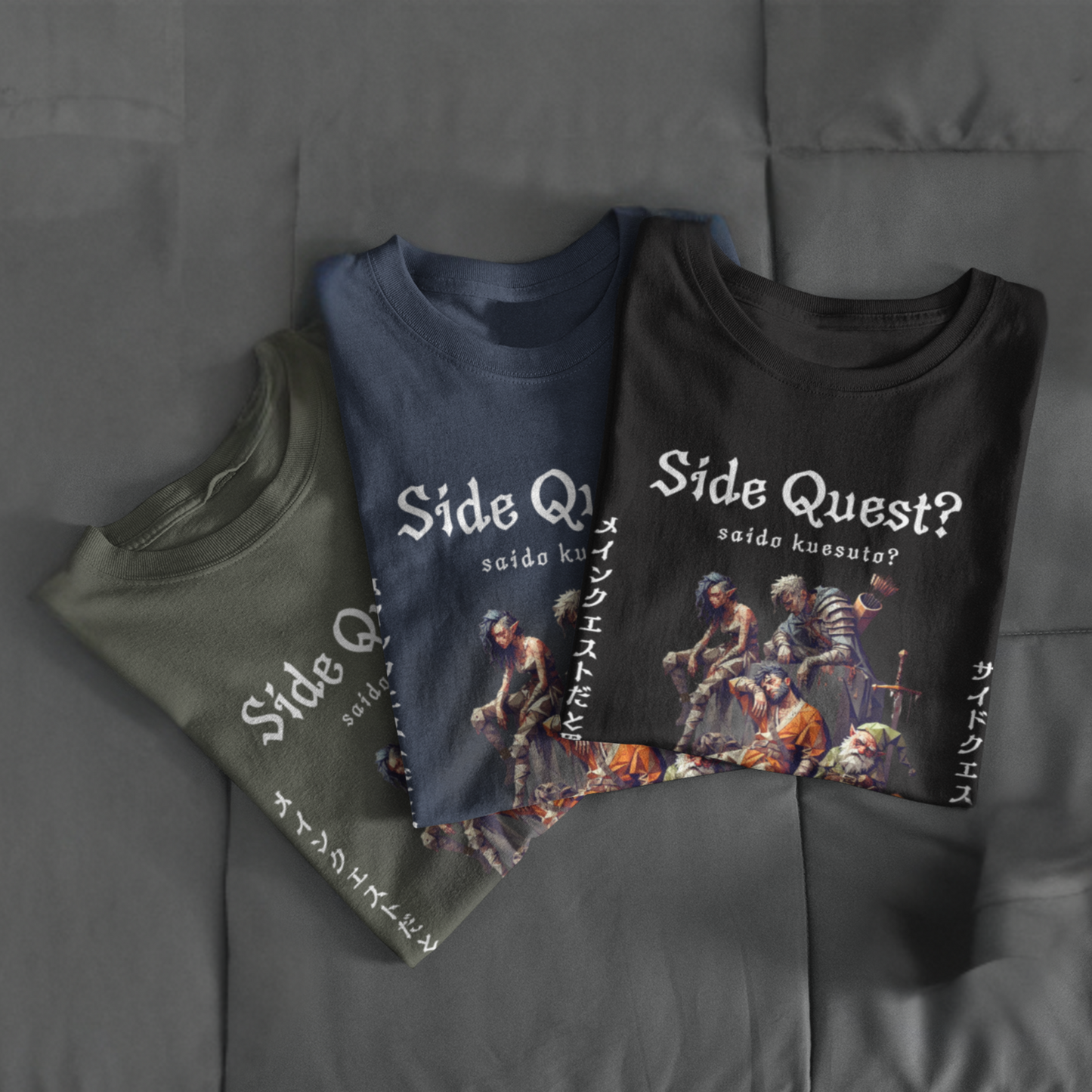 Side Quest? I Thought this Was the Campaign! | Japanese Fantasy Tee