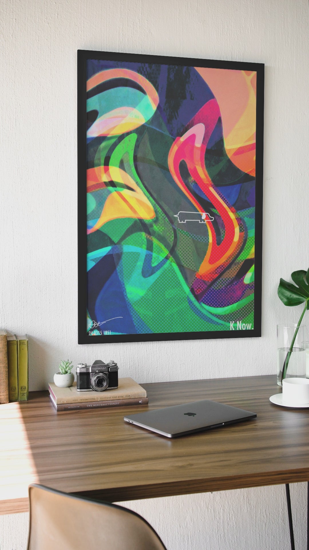 a*o様 特別価格ポスターMuseo De Art Abstractoエドゥアル K-Now by Oharu – A2 Abstract Art Print | Japanese Artist | Vibrant