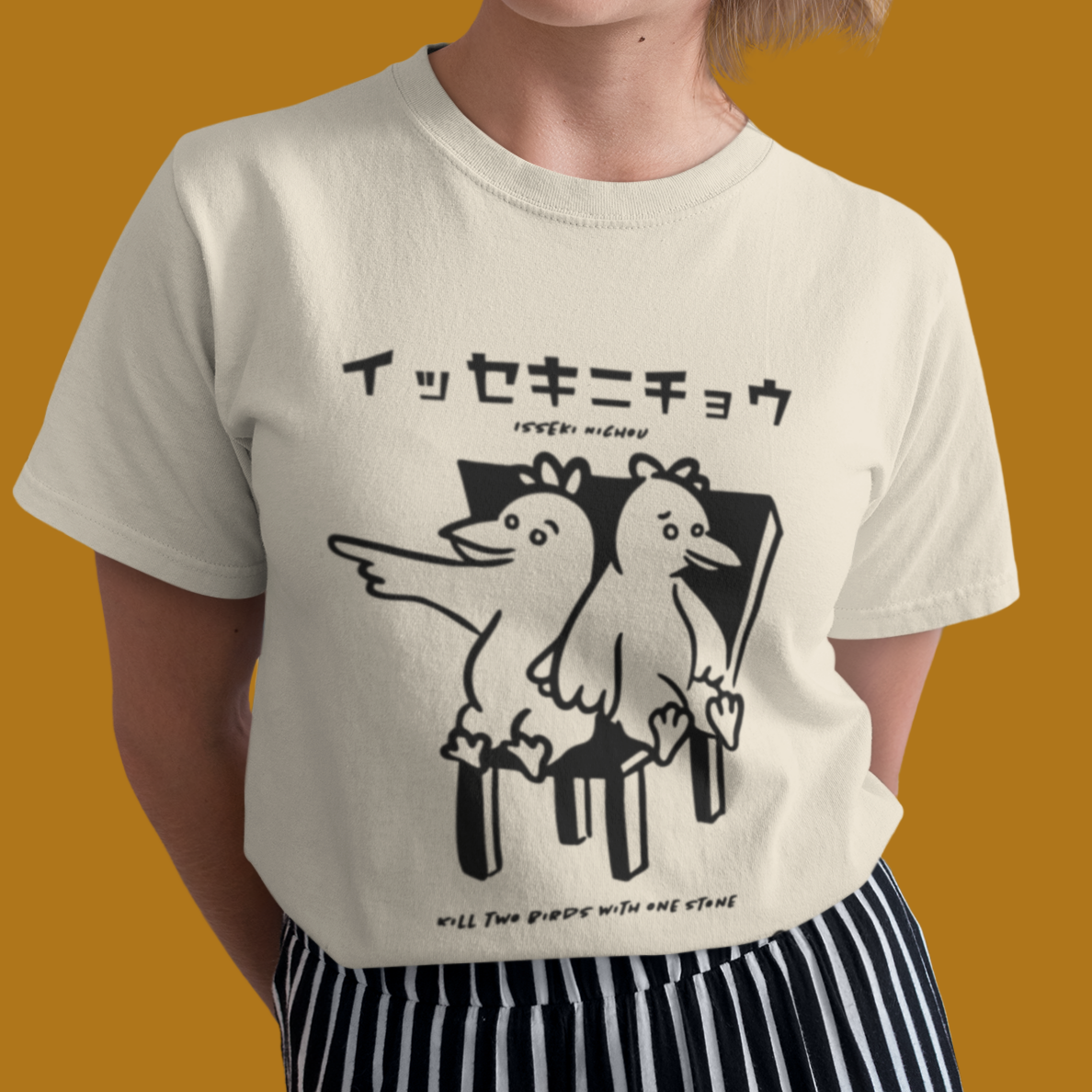 ISSEKINICHOU T-shirt – Japanese Idiom Tee with Romaji